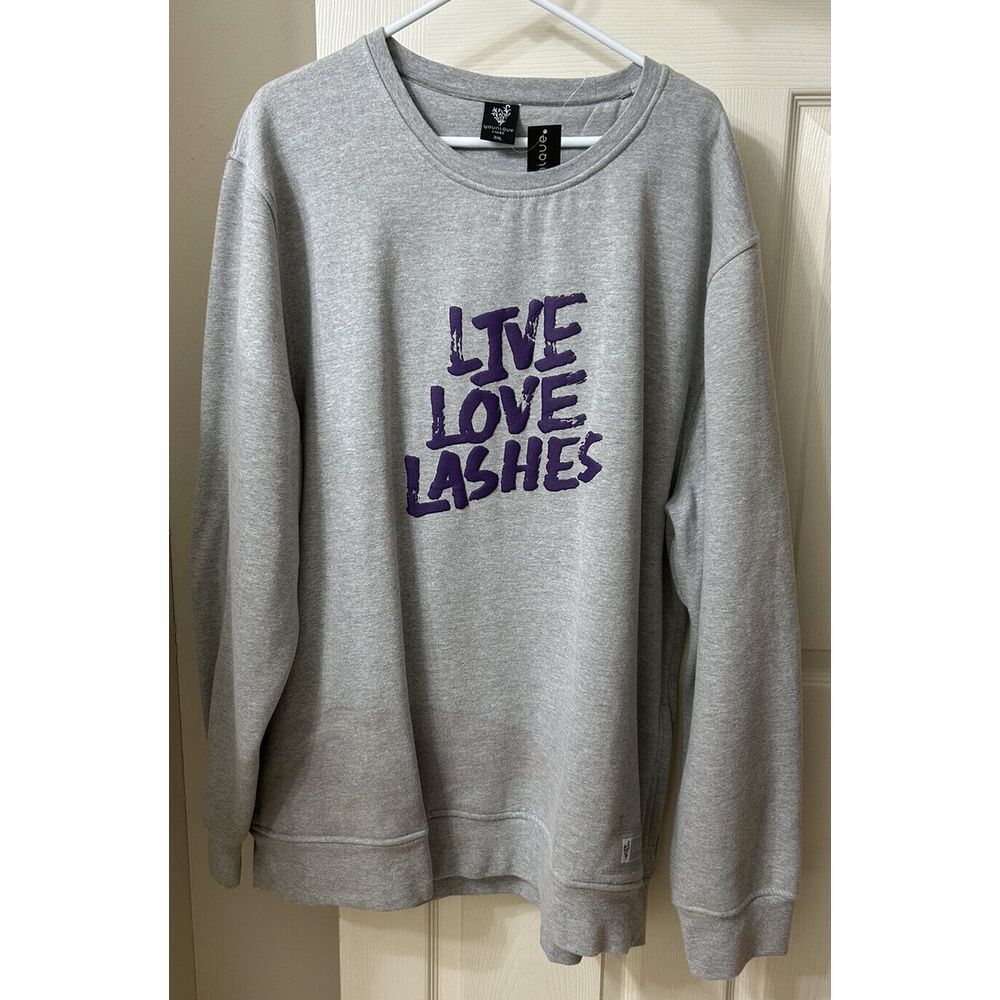 NEW Younique Crew Neck Sweatshirt Womens Size 3XL Medium Gray